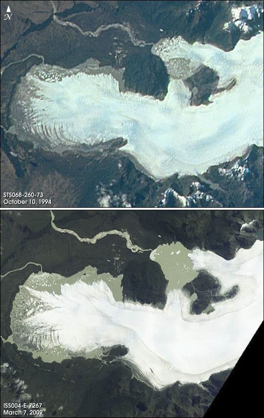 Glacial Retreat in Chilean Patagonia