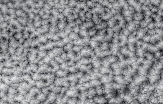 Closed Small Cell Clouds in the South Pacific