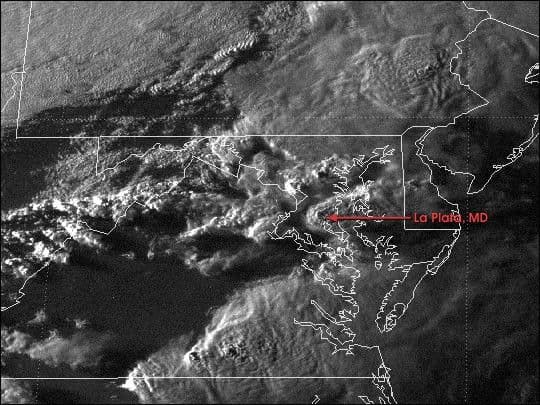 Tornado Strikes Southern Maryland