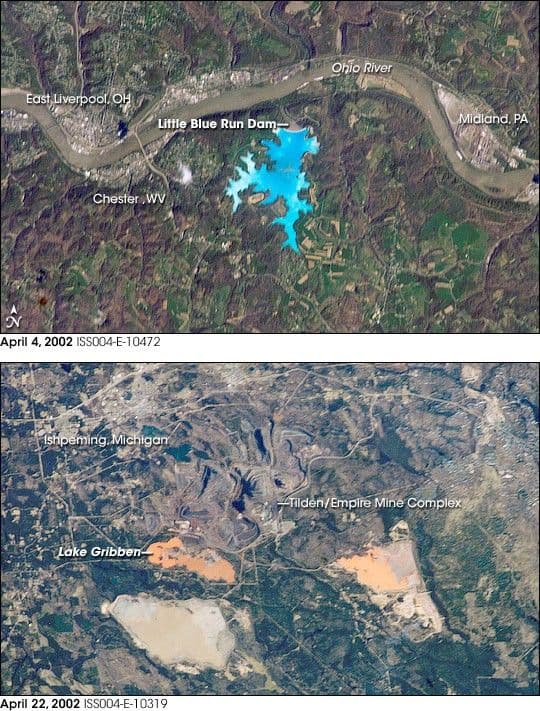 An Astronaut’s View of Jewel-toned Lakes