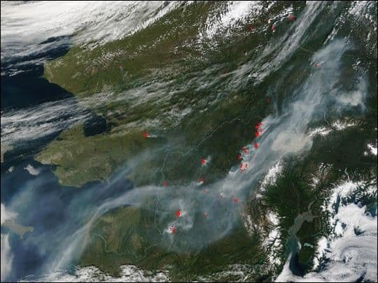 Fires and Heavy Smoke Across Alaska