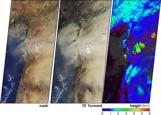 Dust Shrouds the Eastern Mediterranean