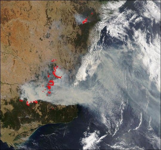 Severe Bushfires in Southeast Australia