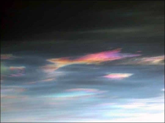 Ozone Destroying Cloud Over Scandinavia