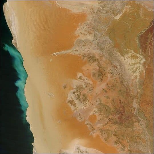 Sulfur Plume Off Namibia