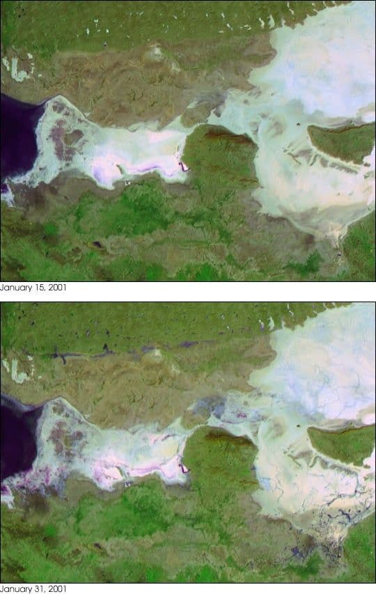 Dewatering Effects from the Gujarat Earthquake
