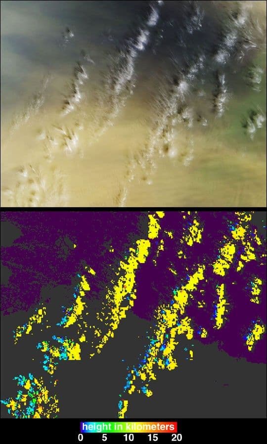 Casting Light and Shadows on a Saharan Dust Storm