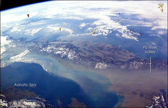 Smog in the Northern Adriatic Sea