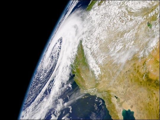 Low Pressure off Northern California Coast