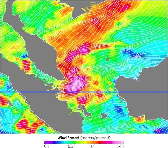 A Rare Cyclone on the Equator