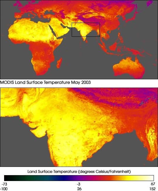 Heatwave in Southern India