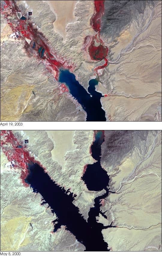 Low Water in Lake Mead