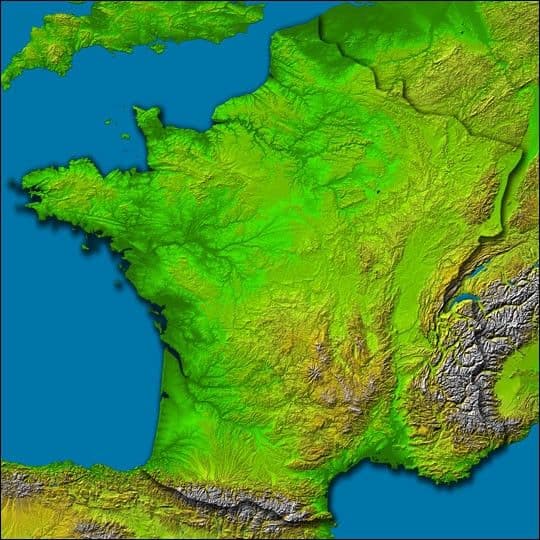 The Topography of France