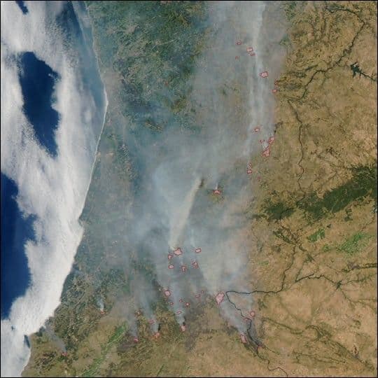 Fires Continue in Portugal