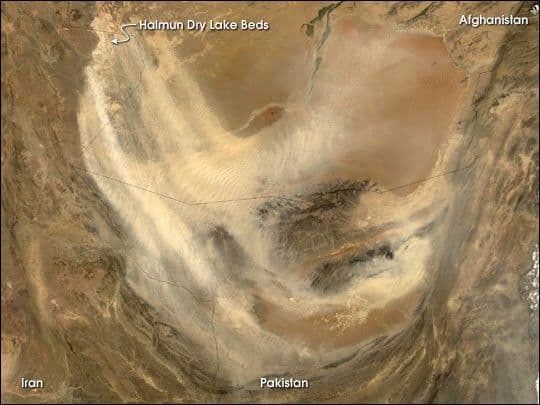 Dust Storm over Afghanistan and Pakistan