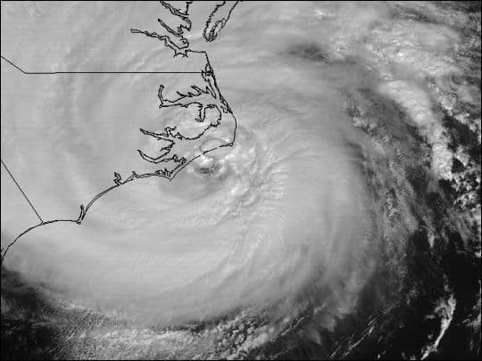Hurricane Isabel Makes Landfall