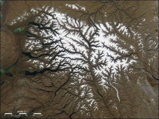 Early Snow on Russia’s Putorana Plateau