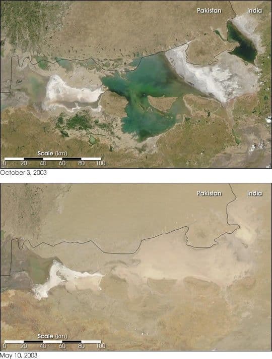 Seasonal Flooding in the Rann of Kutch