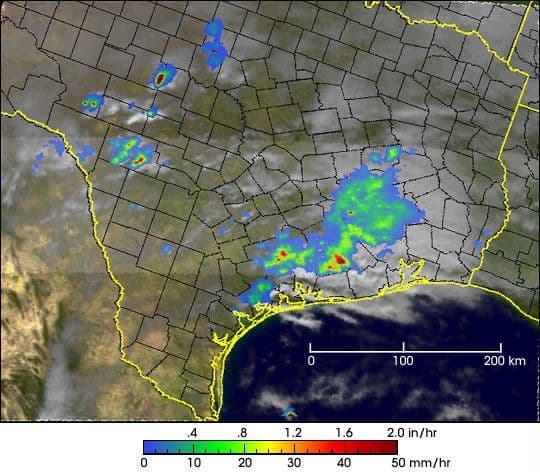 Heavy Rains Across Southeastern U.S.