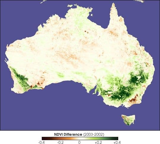 Spring Rains Quench Australian Drought
