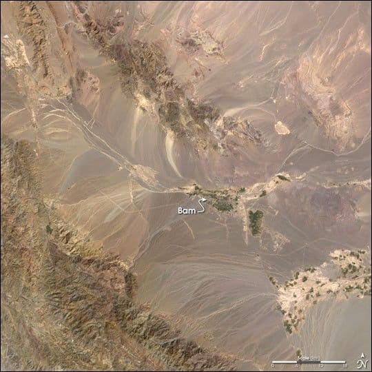 Destructive Earthquake near Bam, Iran
