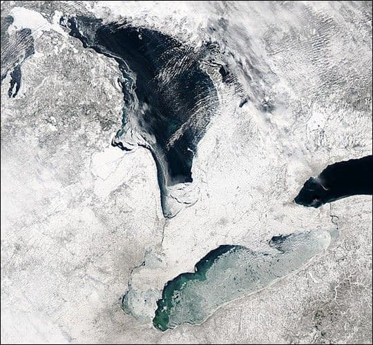 Ice on the Great Lakes