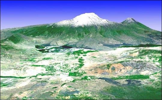 3D View of Mt. Ararat