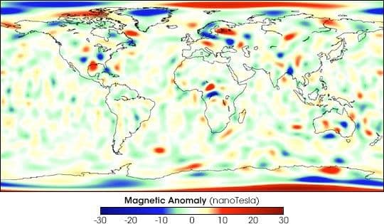 Earth’s Surface Magnetism