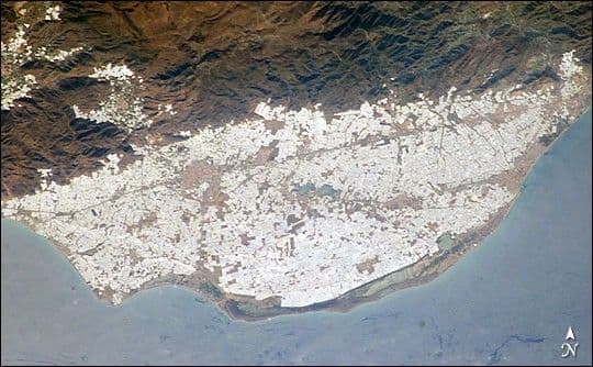 Greenhouses of the Campo de Dalías, Almería Province, Spain