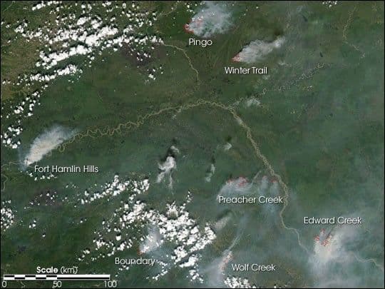 Lightning Triggers Fires Across Alaska