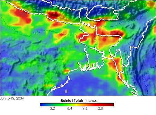 Floods in India and Bangladesh