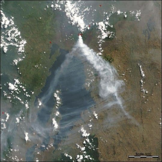 Nyiragongo Volcano Erupts