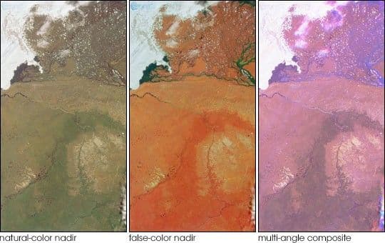 A Summer View of Russia’s Lena Delta and Olenek River