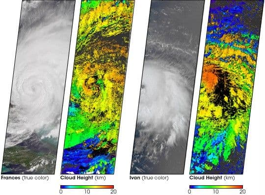 Cloud Heights of Frances and Ivan