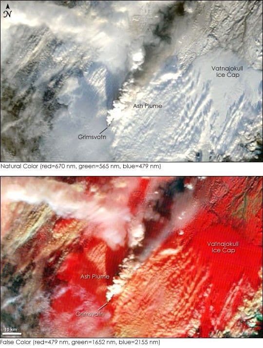 Iceland’s Grimsvotn Volcano Erupts