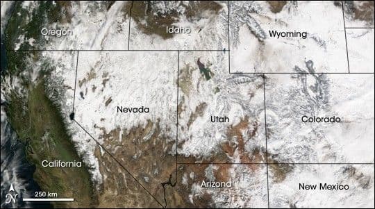Major Snowstorm in the U.S. West