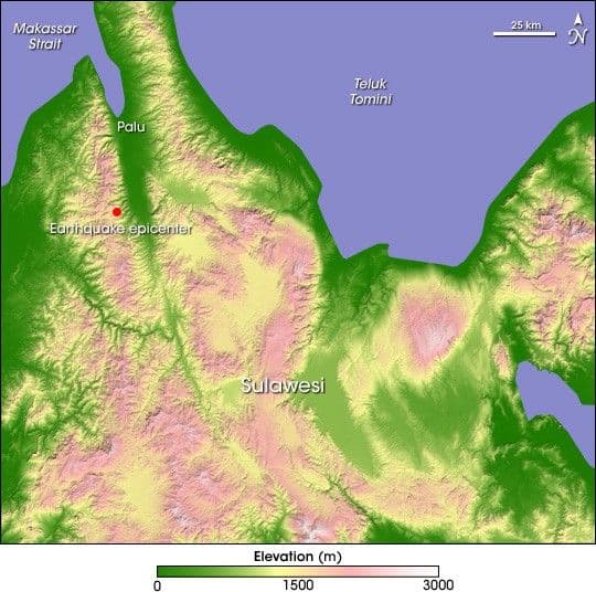 Earthquake in Sulawesi