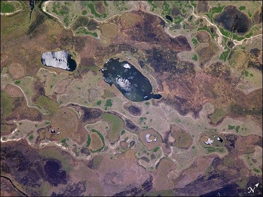 Iberá Swamp Topography, NE Argentina