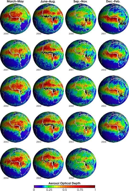 Five Years of MISR Global Aerosol Observations
