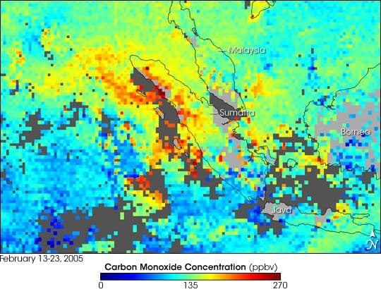 Haze Over Sumatra
