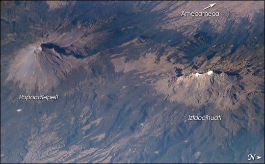 Popocatepetl and Iztaccíhuatl Volcanoes, Mexico