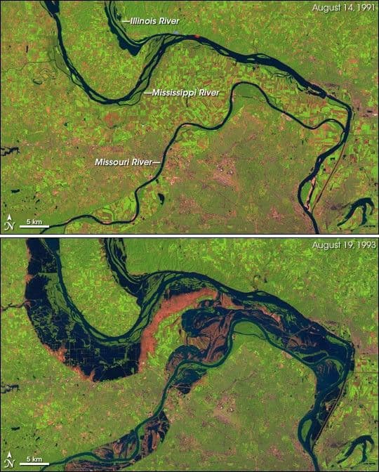 Great Flood of the Mississippi River, 1993