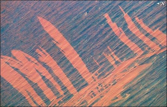 Fire Scars in Australia’s Simpson Desert