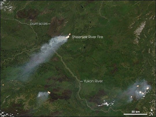 Fires in Yukon Flats, Alaska