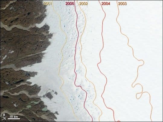 Greenland Melt Zones