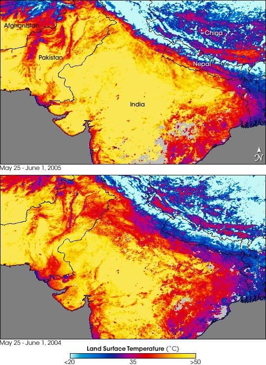 Southern Asia Heat Wave