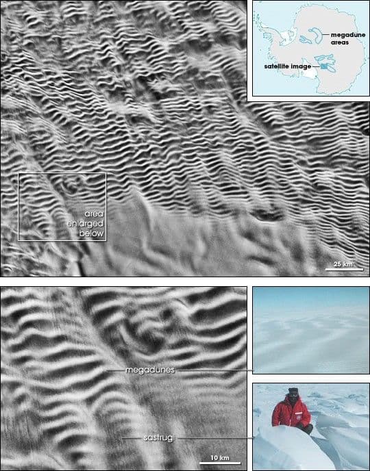 Antarctic Megadunes