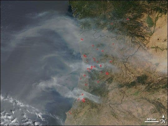 Fires in Portugal