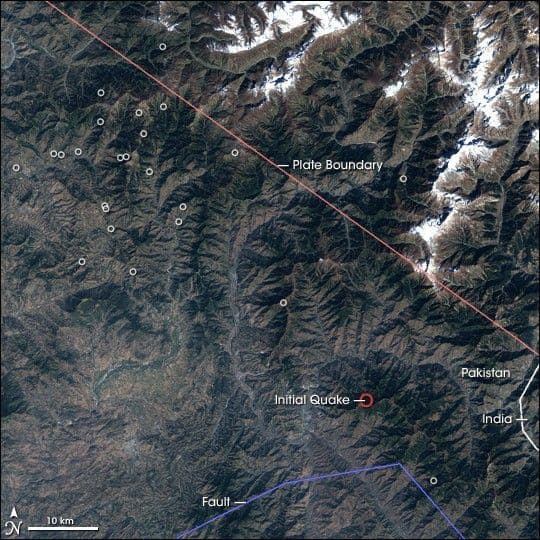 Strong Earthquake in Northern Pakistan