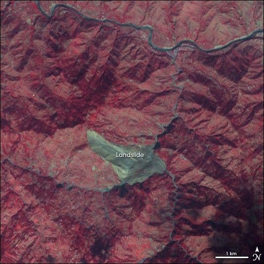 Landslide in Northern Pakistan